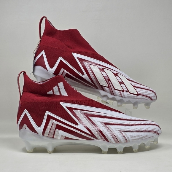 Adidas Men’s Size 13 Freak Ultra 23 Inline Football Cleats‎ Red White GW4170 New main image 5